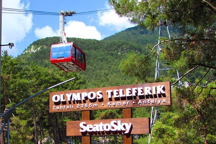 Cable car at Mount Takhtaly - Olympos (Kemer)